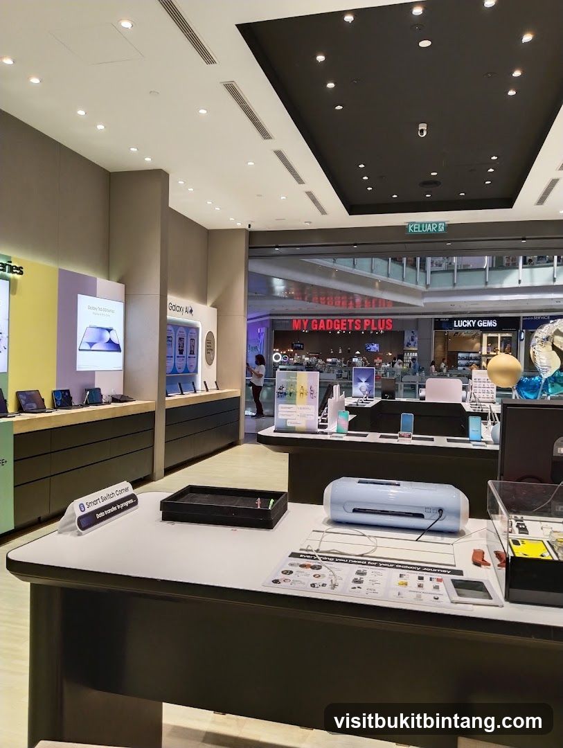 Electronics Store Interior