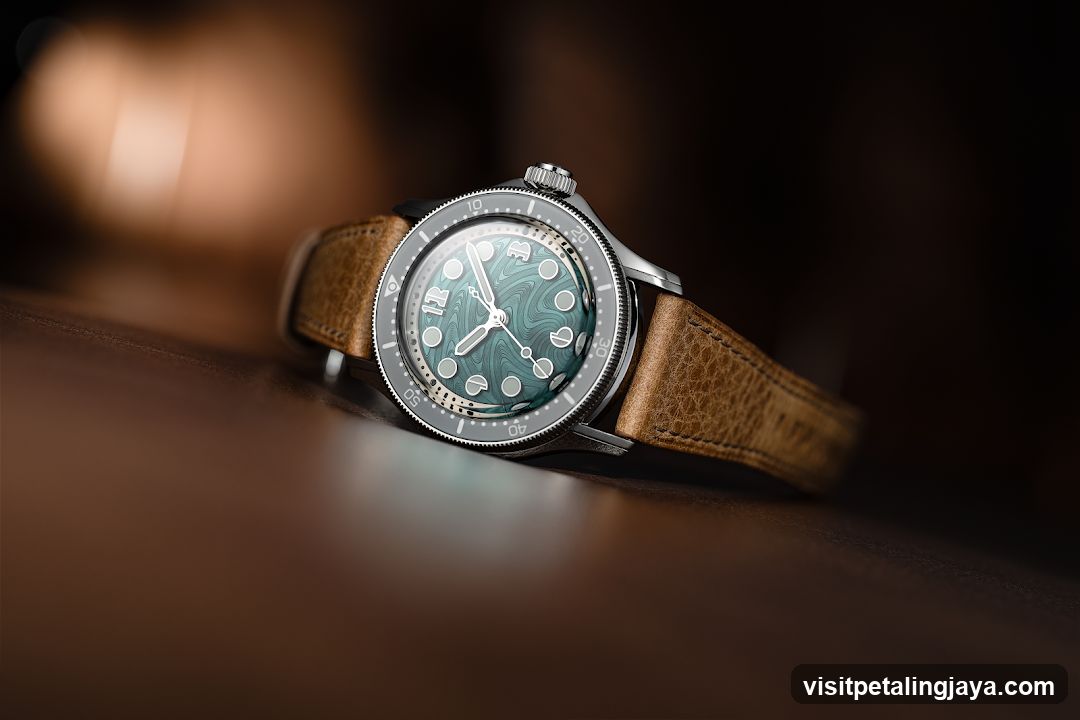 Wristwatch on Leather Strap