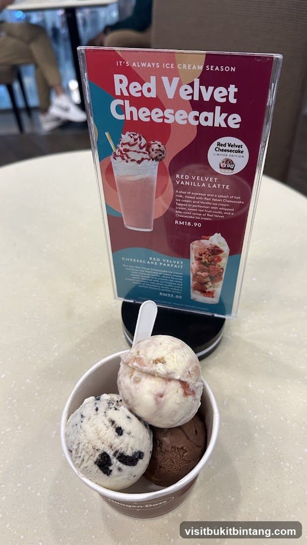 Red Velvet Cheesecake Menu