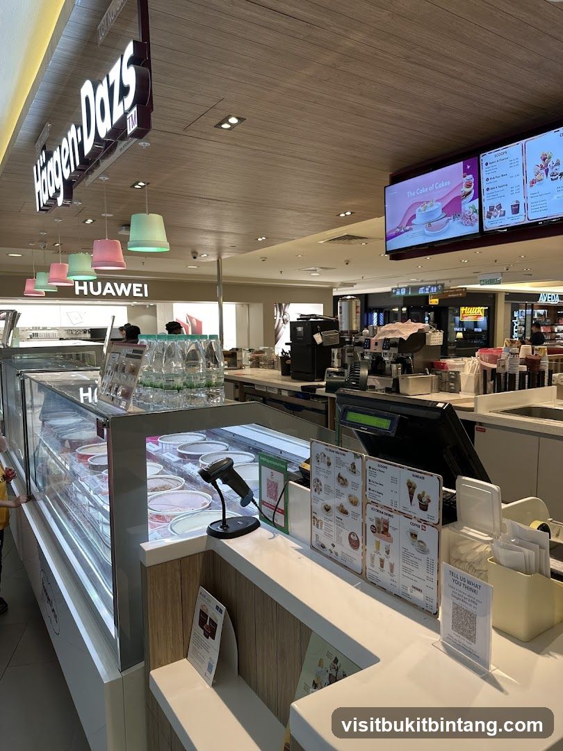 Häagen-Dazs Ice Cream Counter