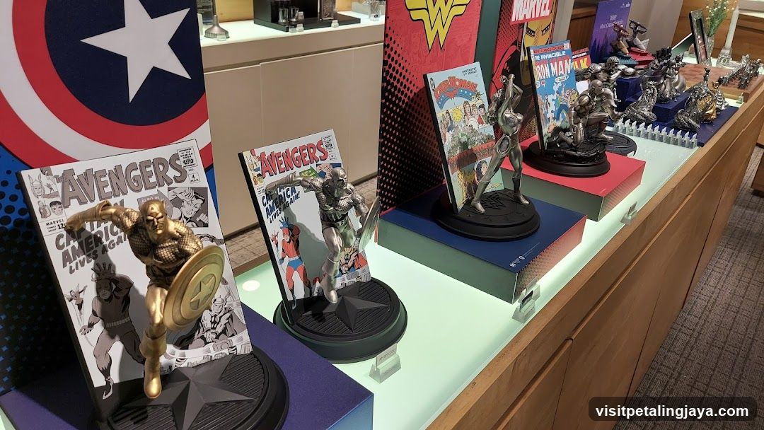 Avengers Merchandise Display