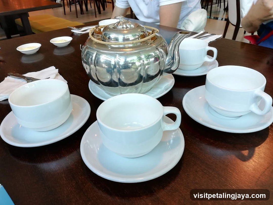 Tea Service Setup
