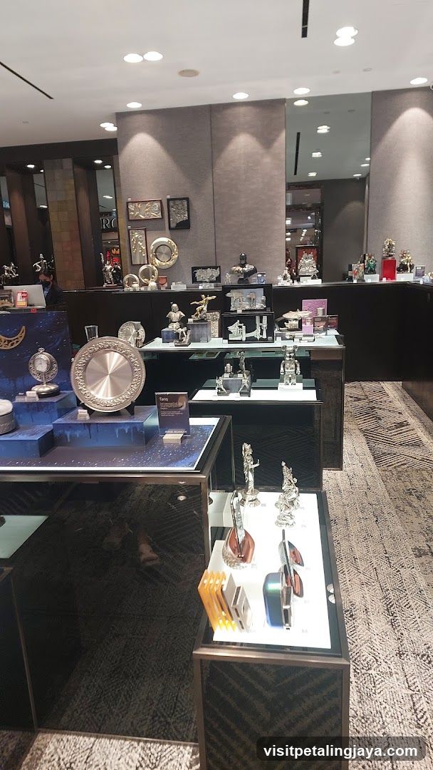 Interior of a jewelry or watch store