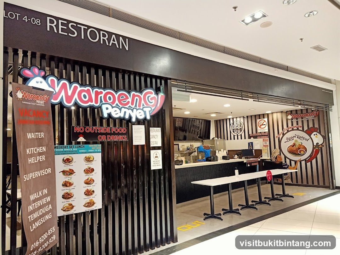 Waroeng Penyet Nu sentral Tingkat 4