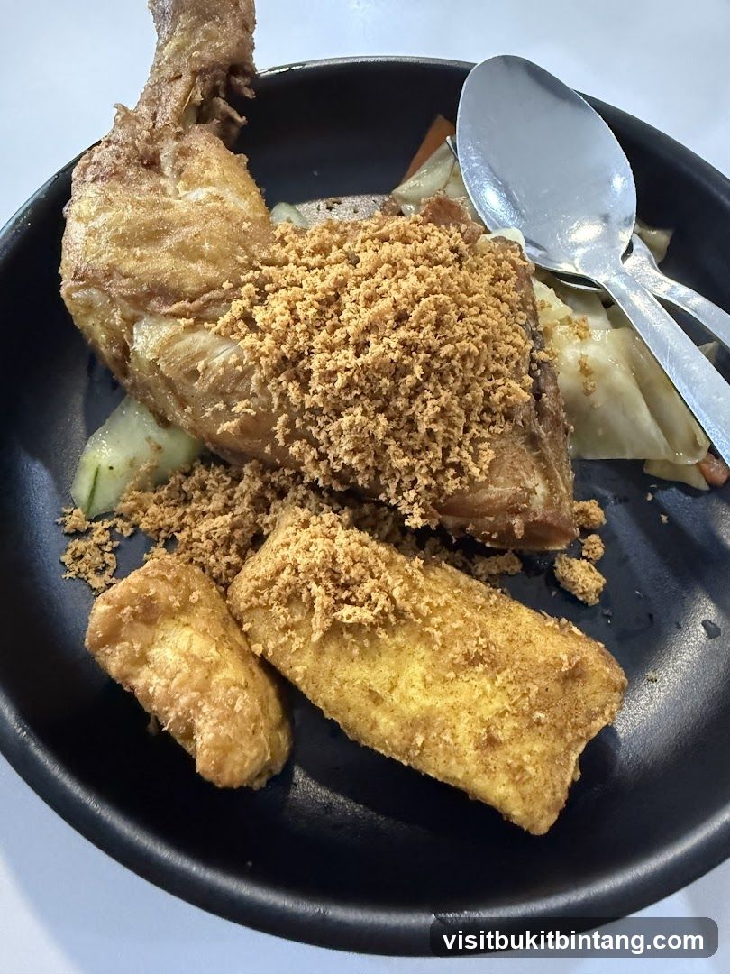 Fried Chicken and Tofu