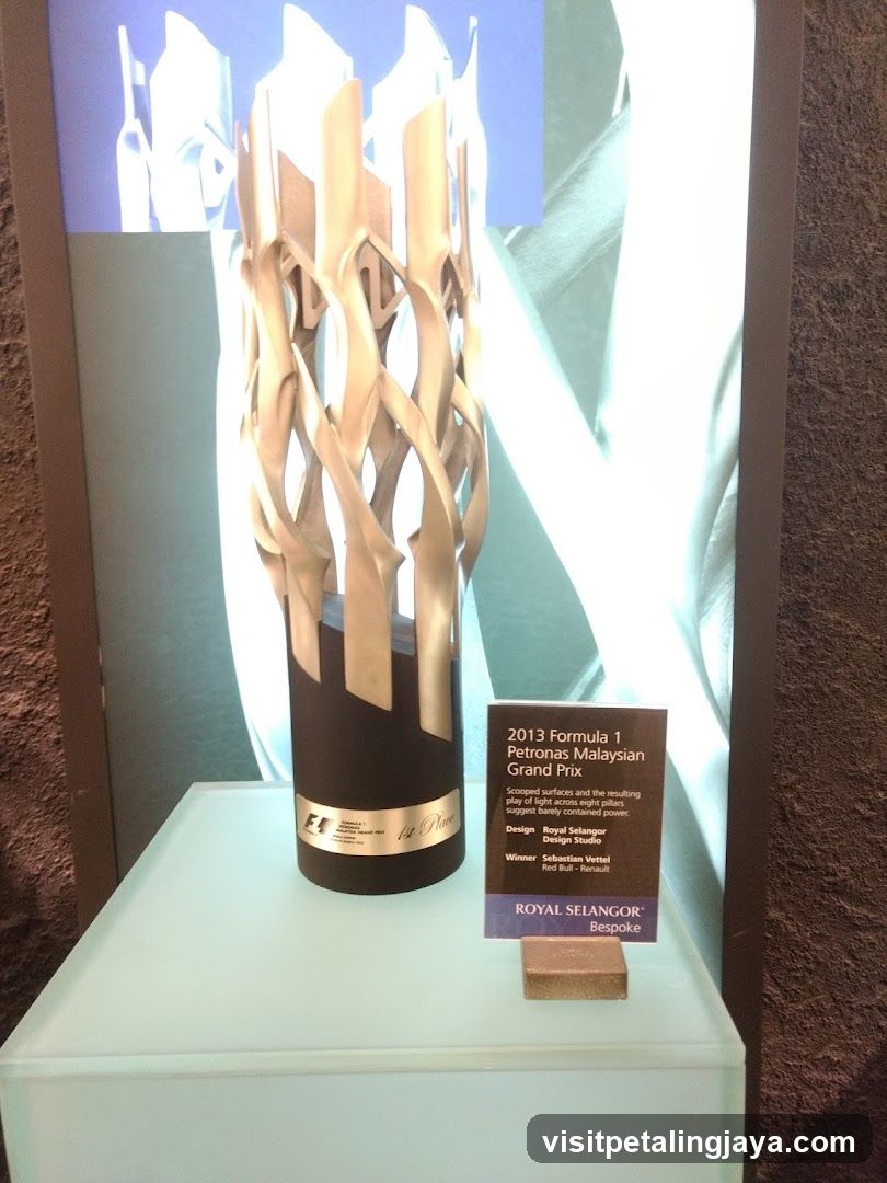 2013 Formula 1 Petronas Malaysian Grand Prix Trophy