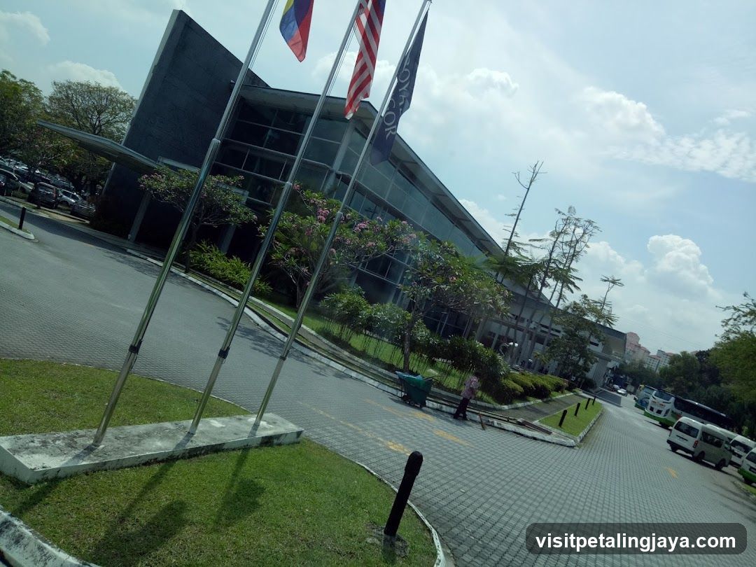 Flagpole and Building Exterior