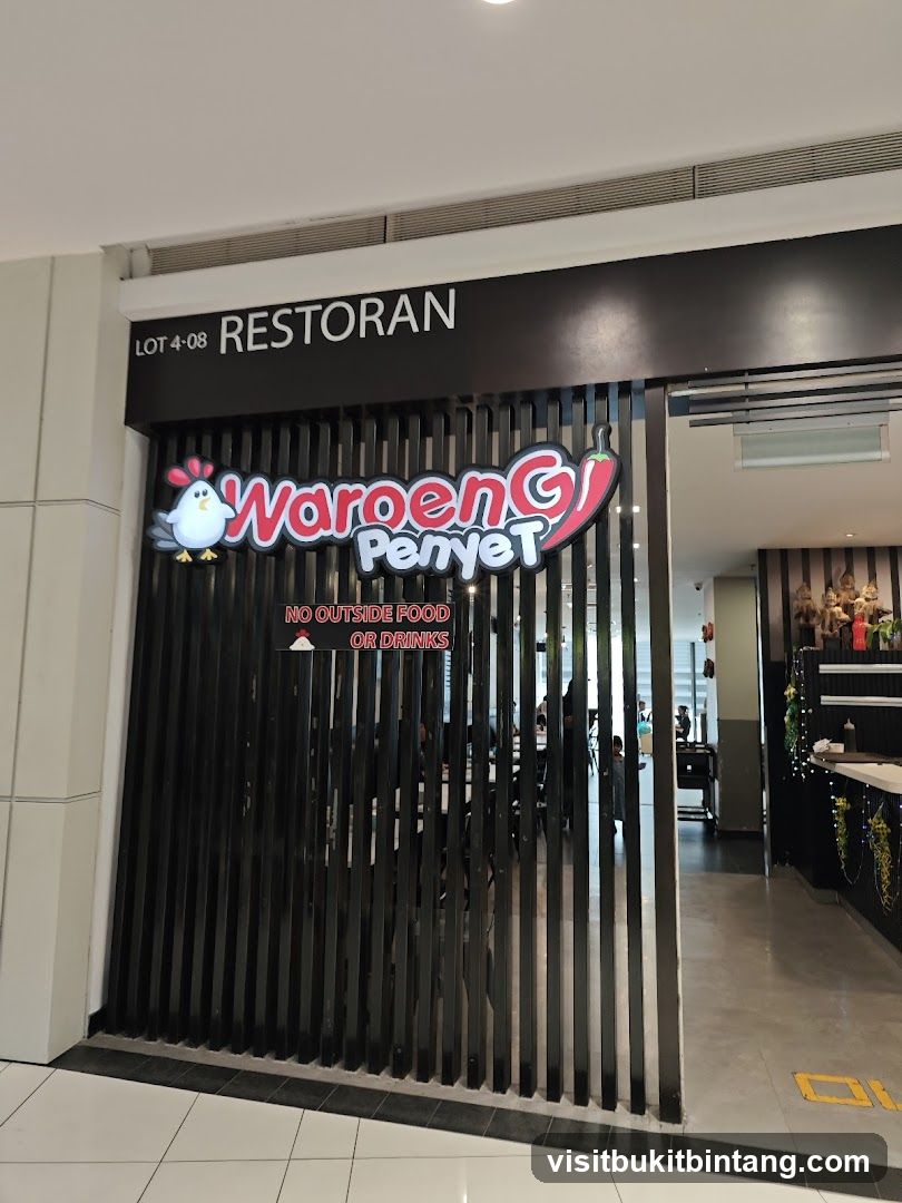 Waroeng Penyet Nu sentral Tingkat 4