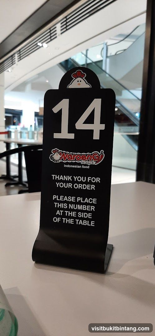 Table Number 14