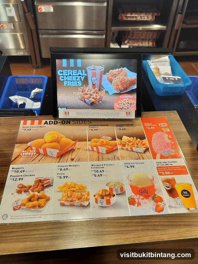 KFC Menu