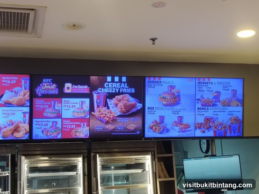KFC Menu