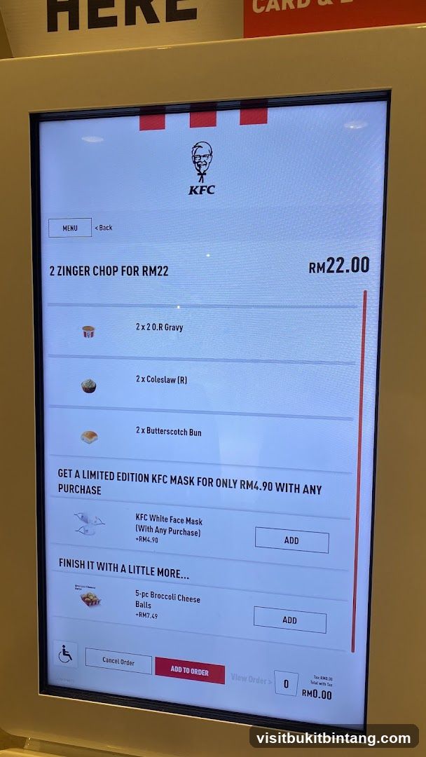 KFC Self-Order Kiosk