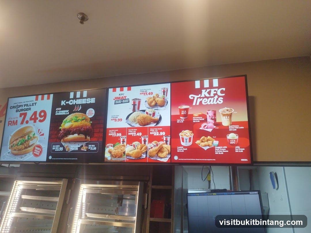 KFC Menu