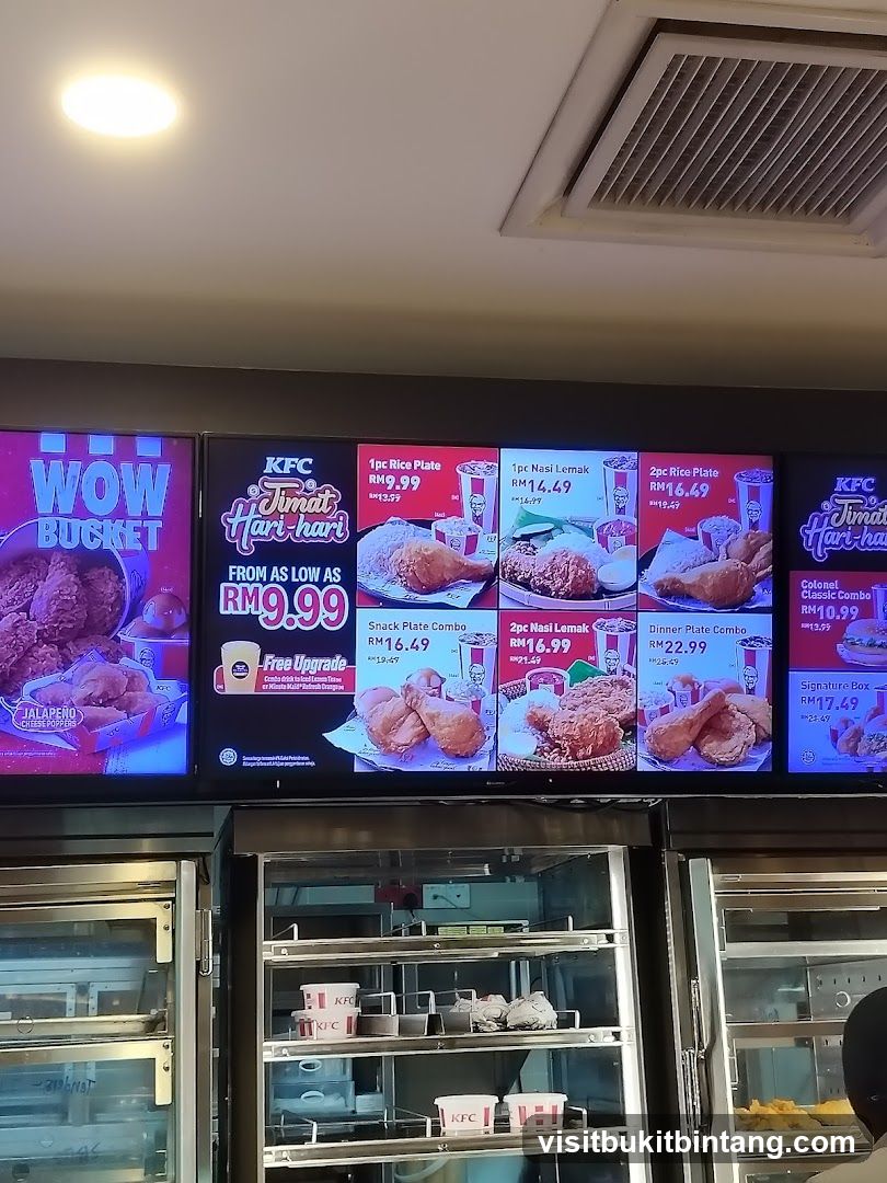 KFC Menu