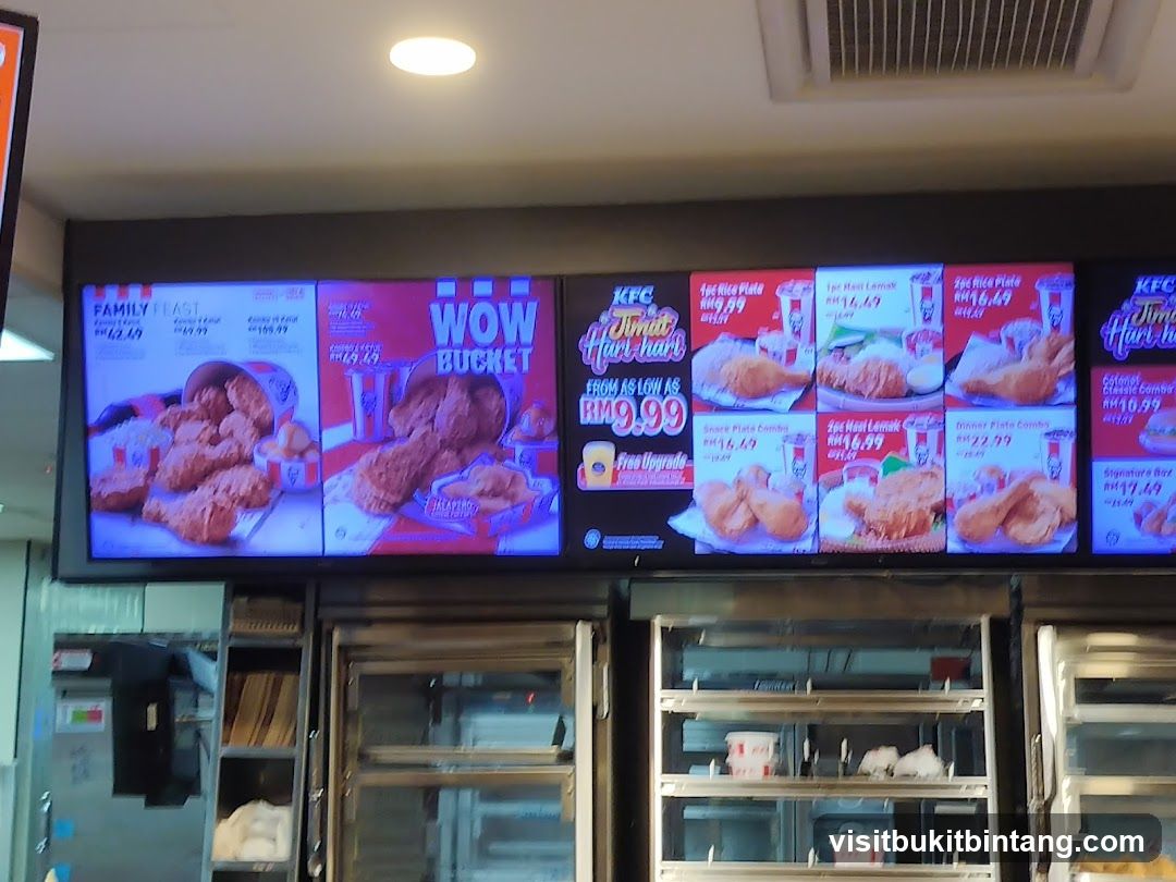 KFC Menu