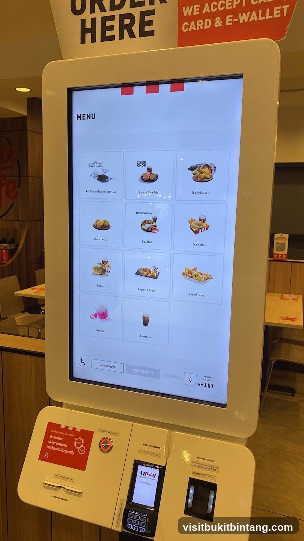 KFC Menu