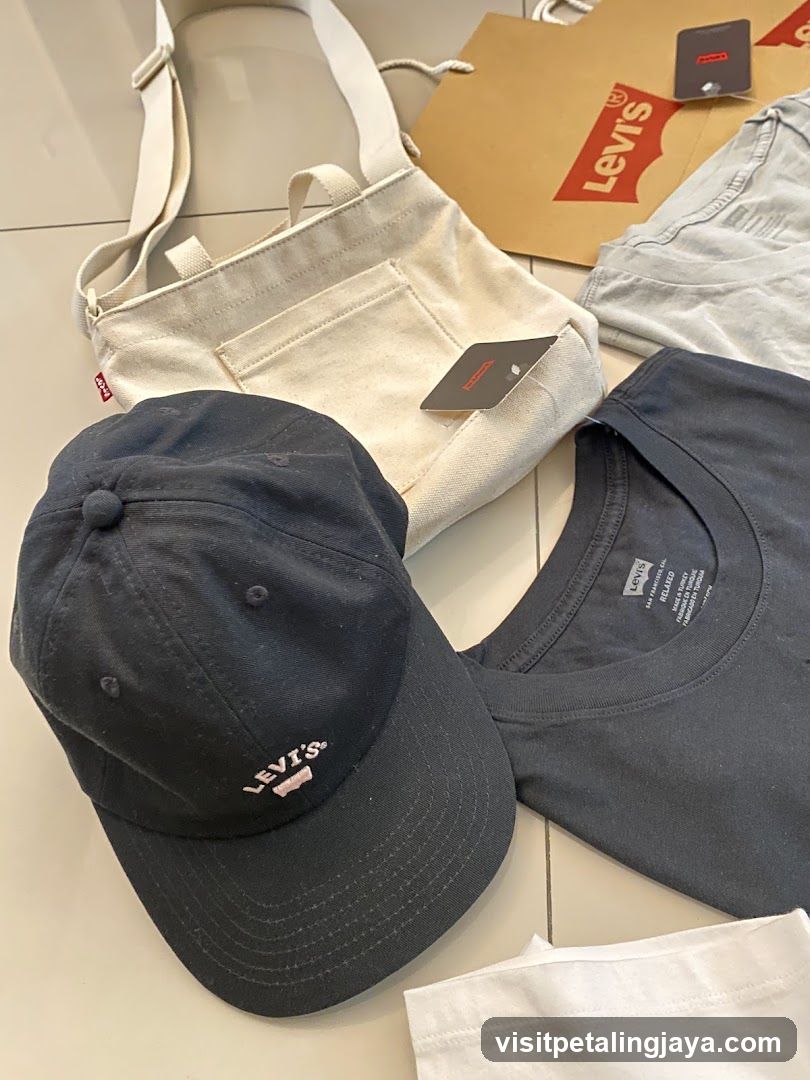 Levi's merchandise display