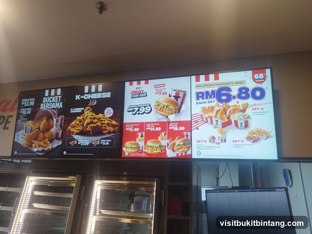 KFC Menu