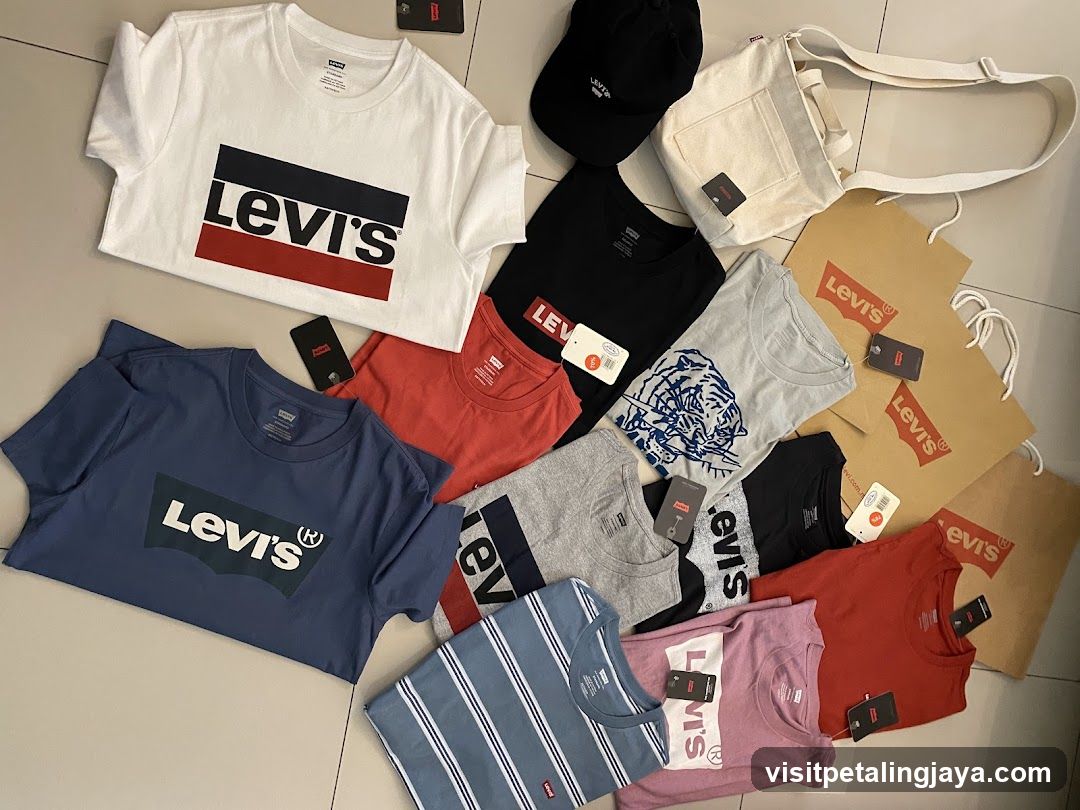 Levi's Clothing Collection Display