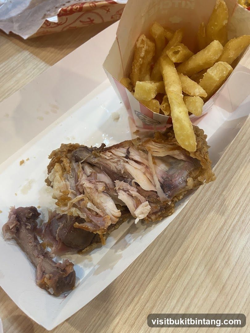 Fried Chicken and Fries