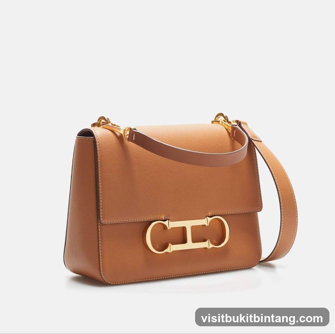 Brown Leather Handbag