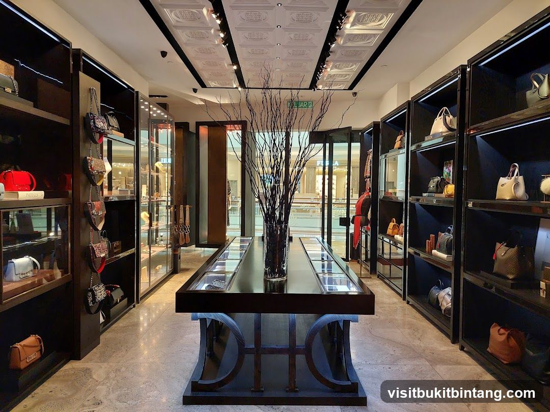 Luxury Handbag Store Interior