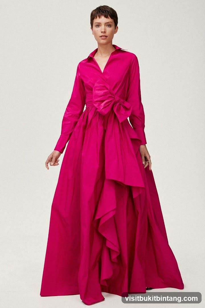 Woman in Pink Dress