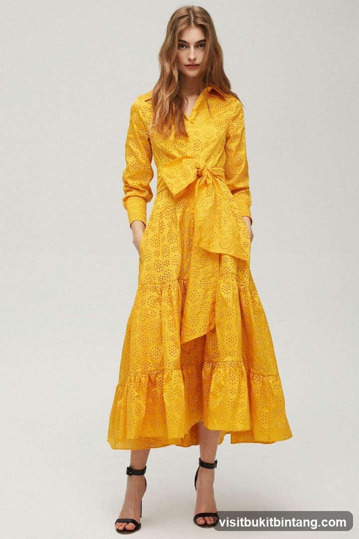 Woman in Yellow Dress