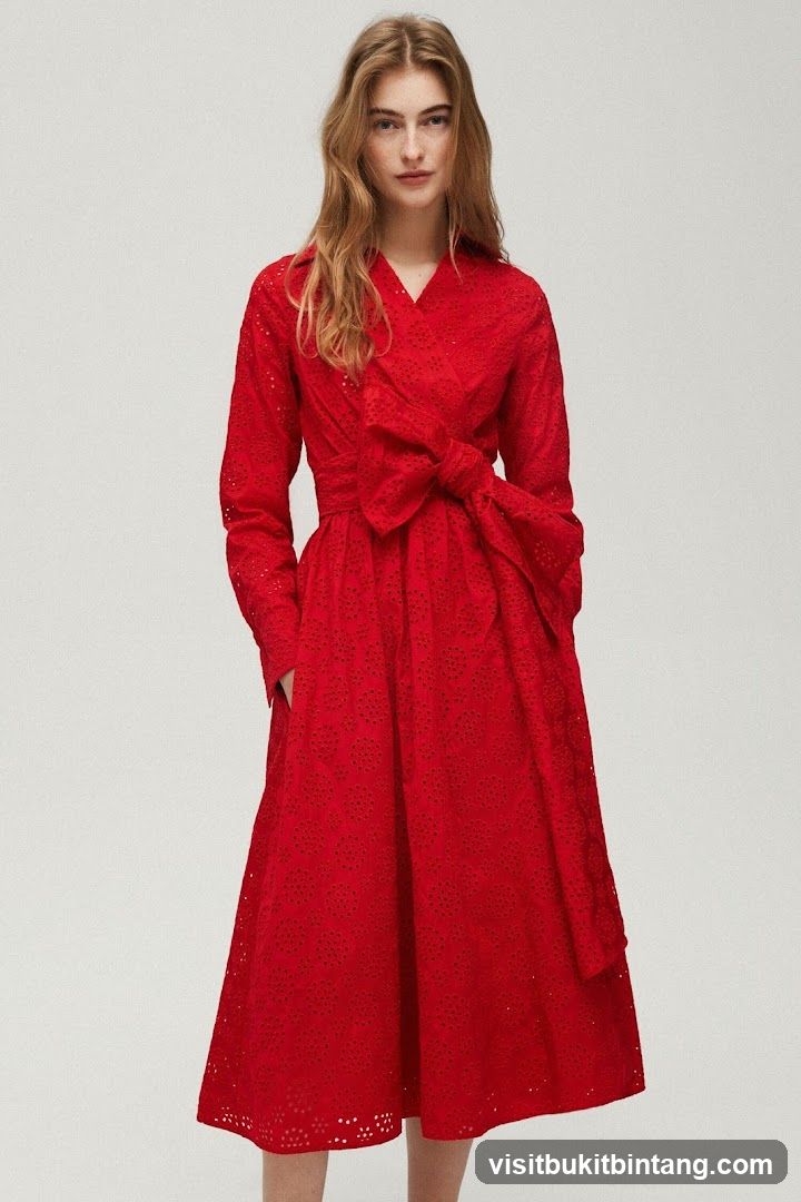 Woman in Red Dress