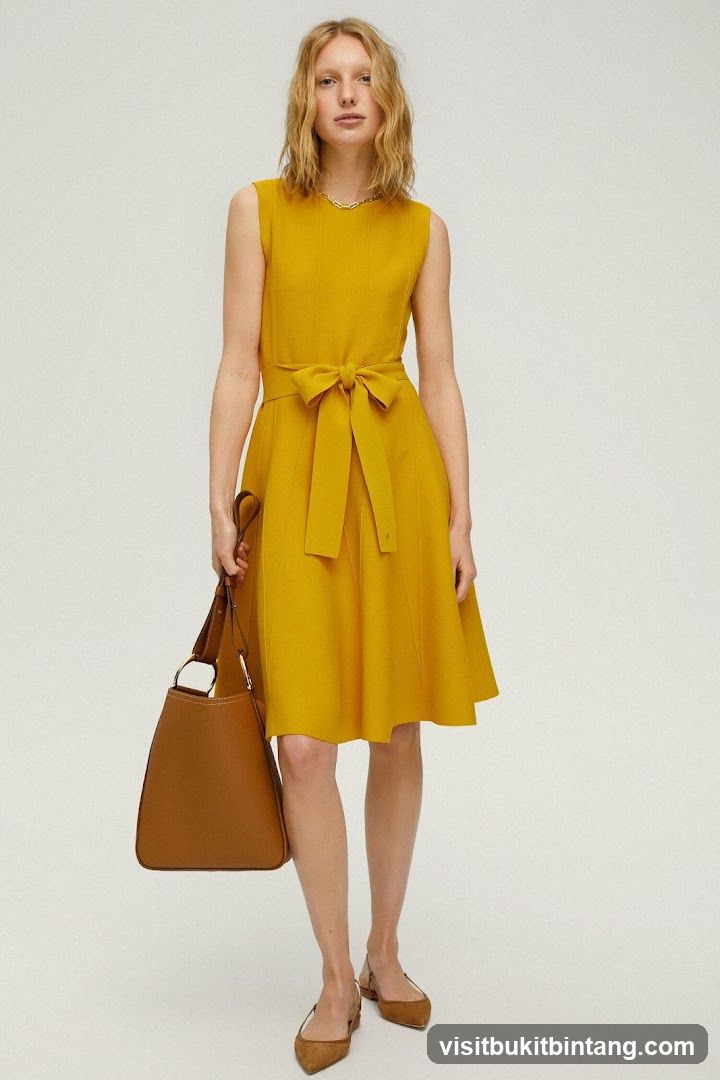 Woman in Yellow Dress