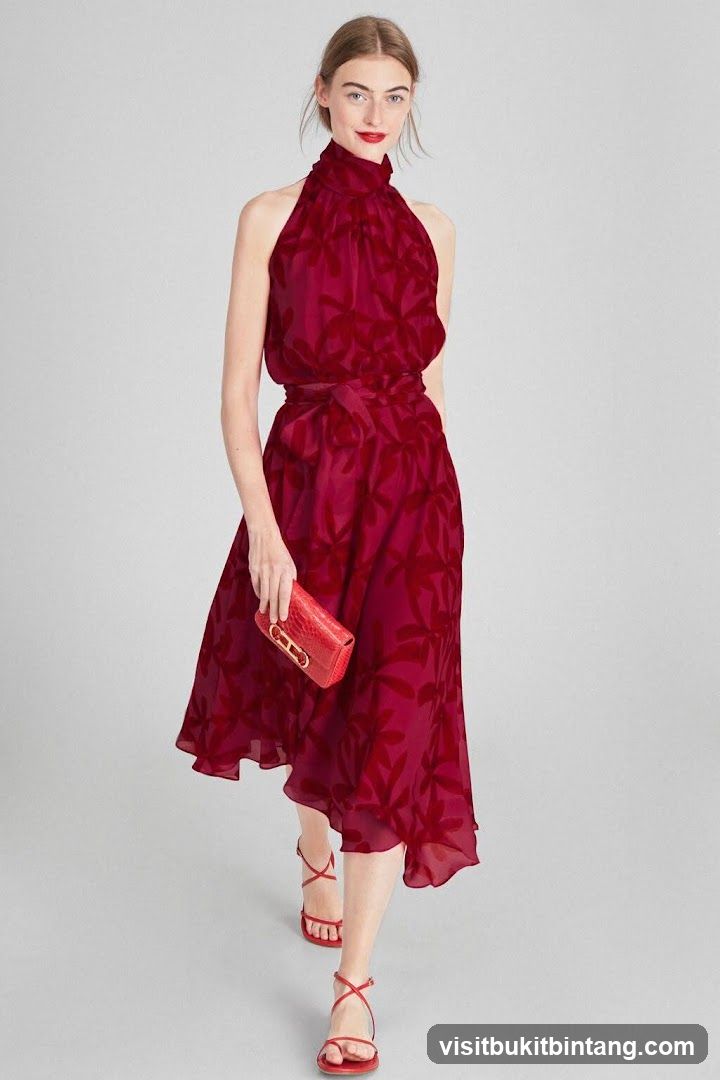 Woman in Red Dress