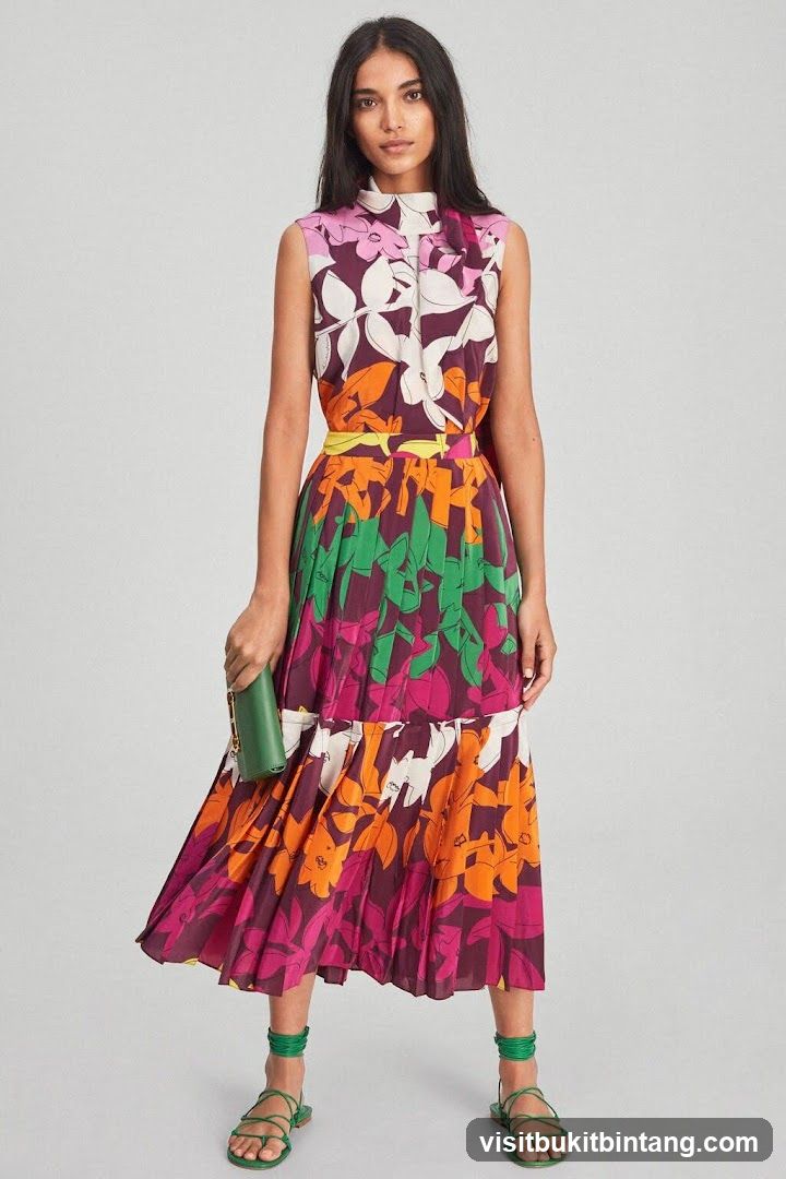Woman in Floral Dress