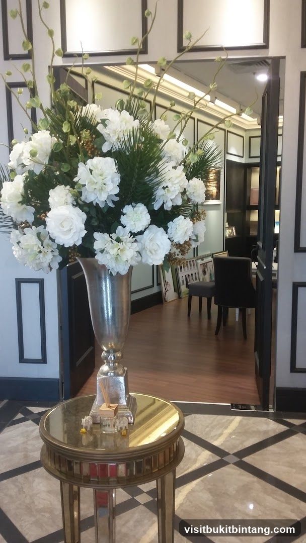 Elegant Interior with Floral Arrangement