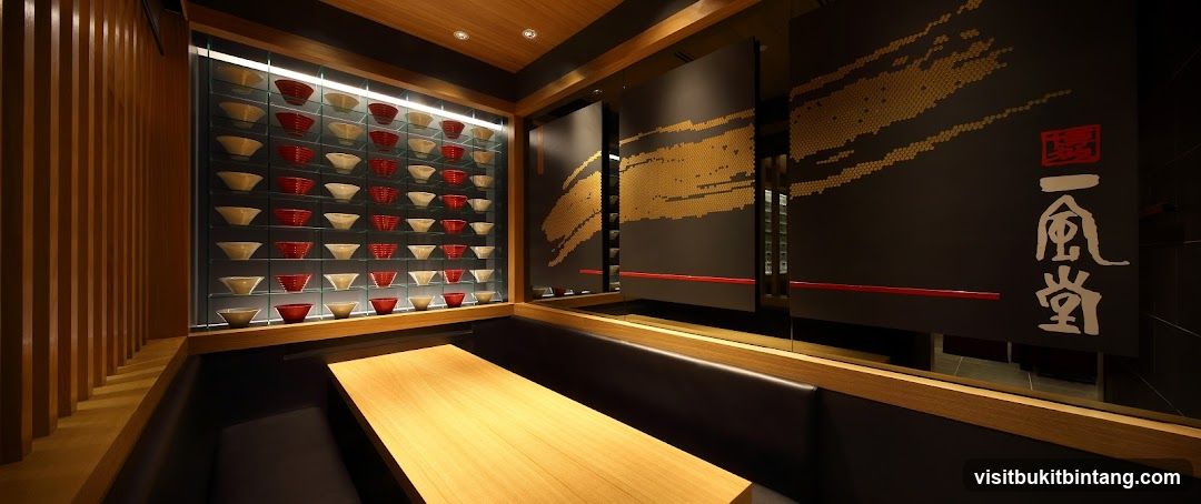 Restaurant Interior with Bowl Display