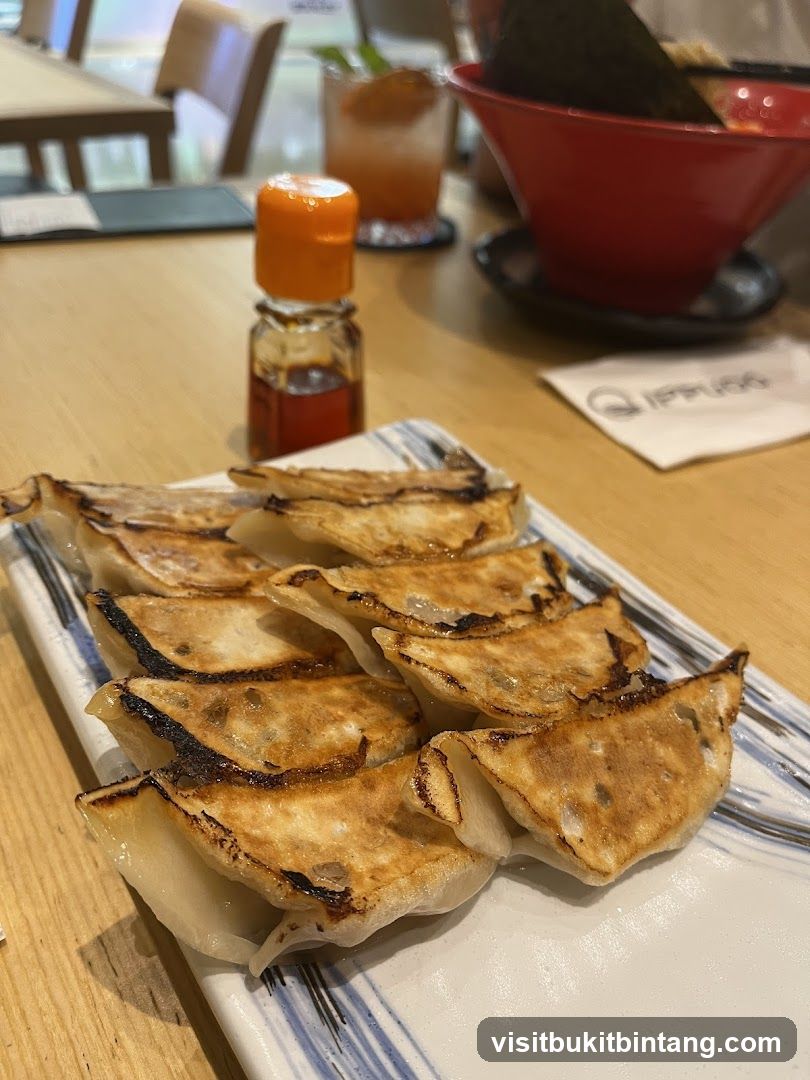 Gyoza and Drink