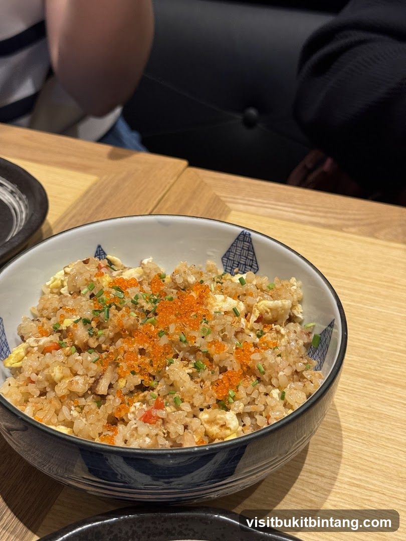 Fried Rice with Tobiko