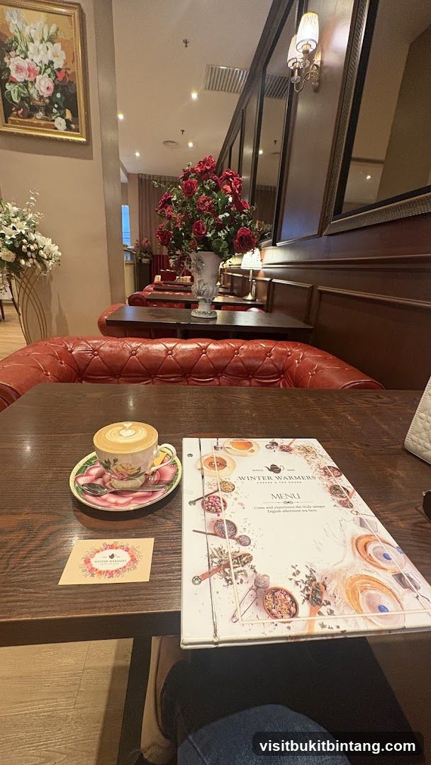 Coffee and Menu at Winter Warmers