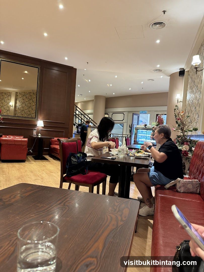 Restaurant Interior with Diners