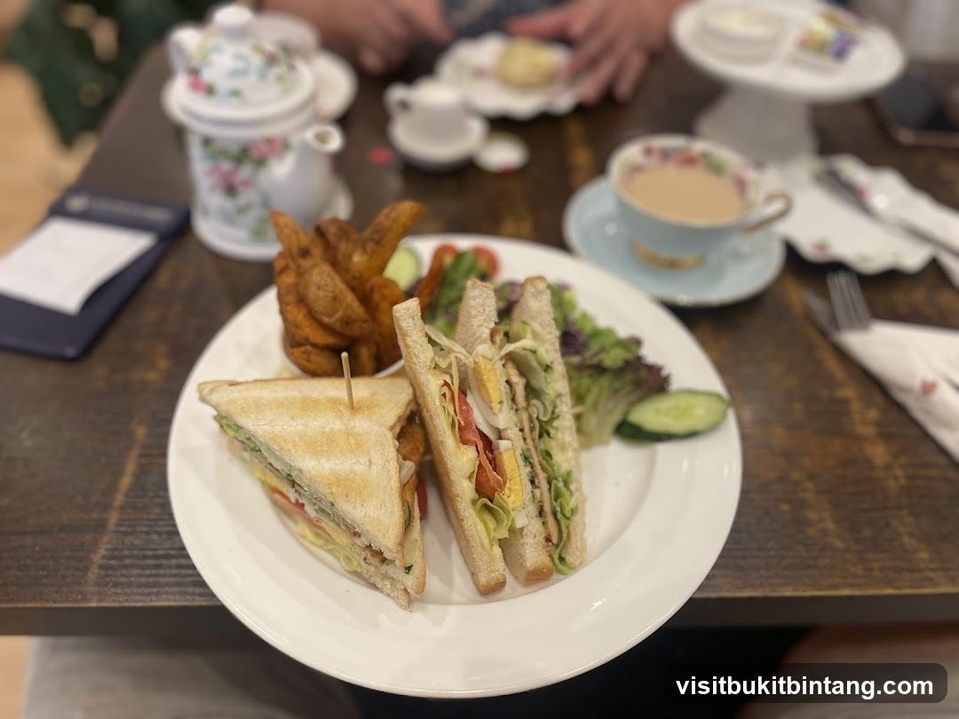 Club Sandwich with Fries