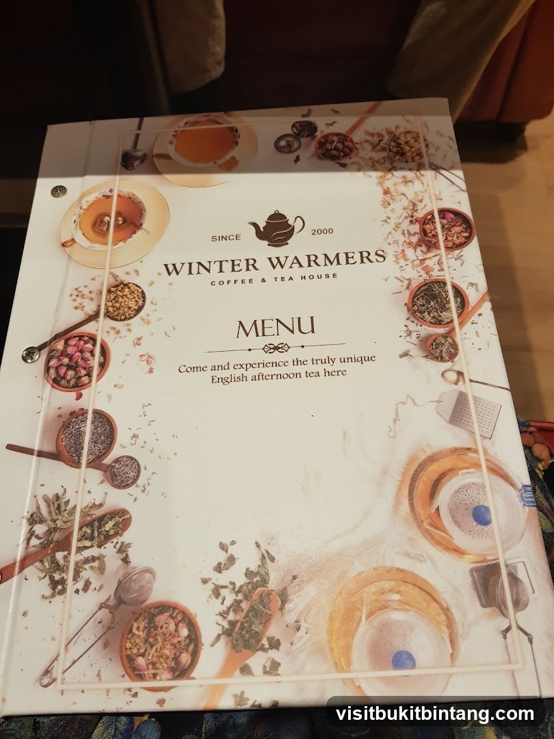 Winter Warmers Coffee & Tea House Menu