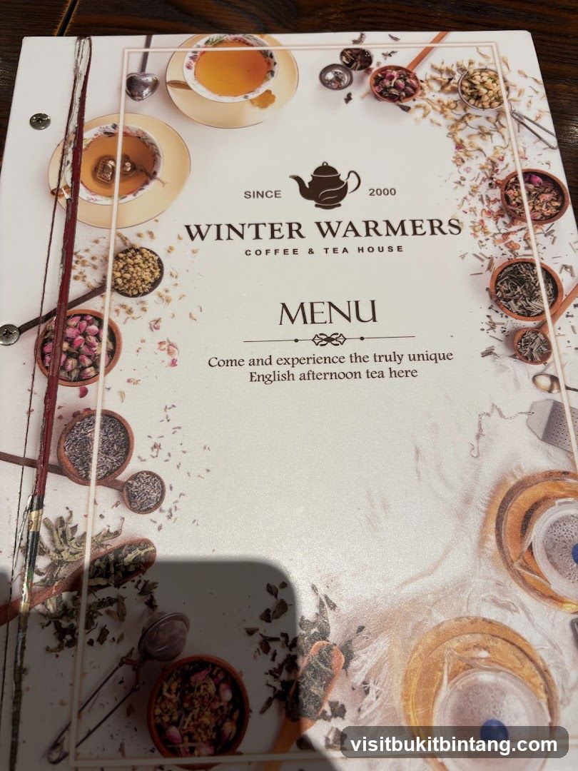 Winter Warmers Coffee & Tea House Menu