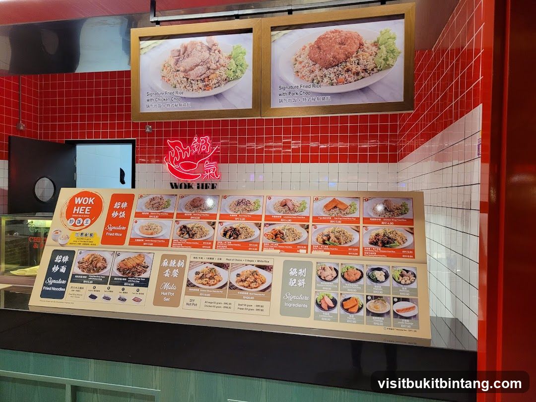 WOK HEE Menu