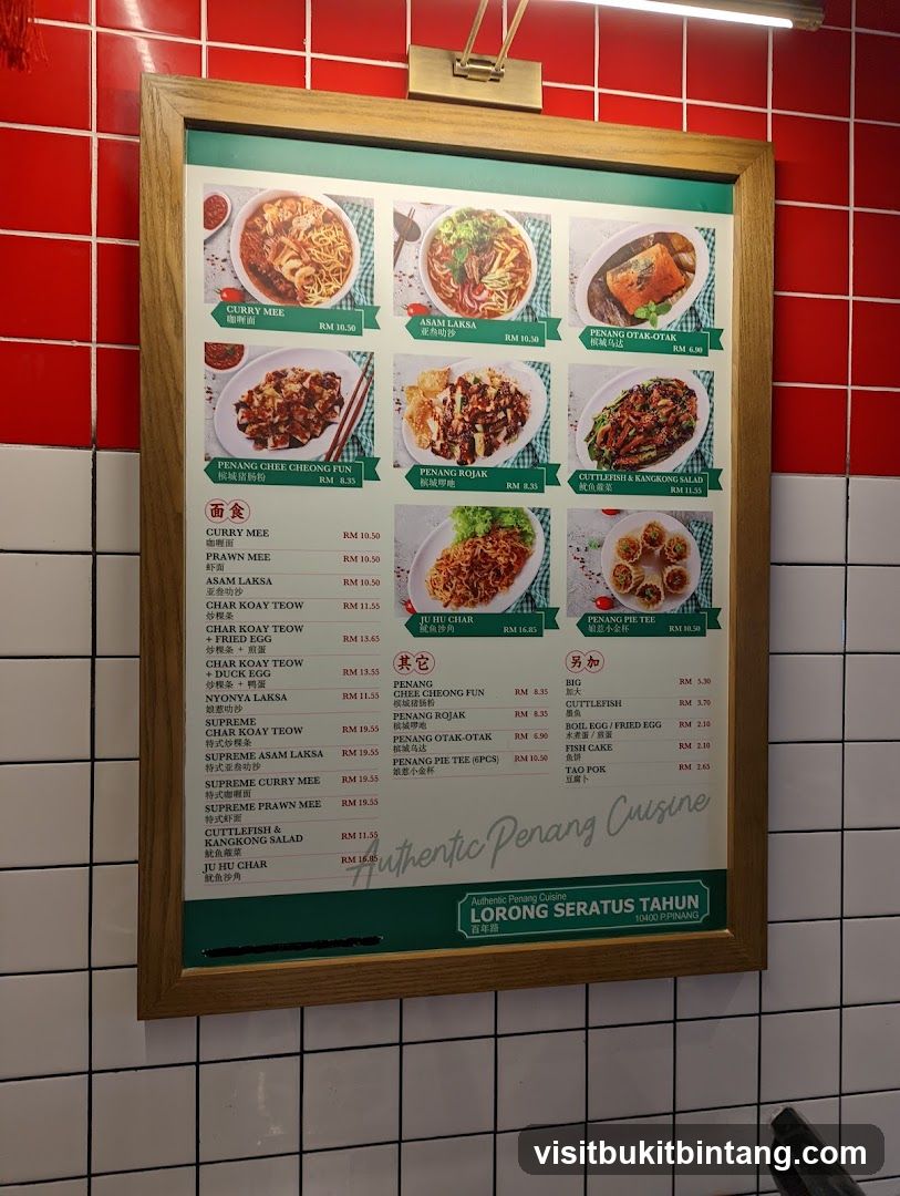 Authentic Penang Cuisine