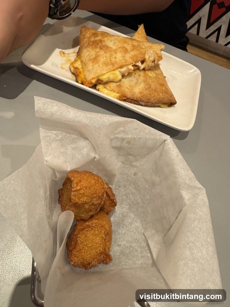 Quesadillas and Fried Bites