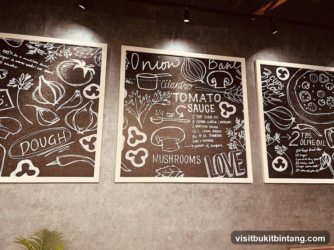 Recipes on Chalkboards