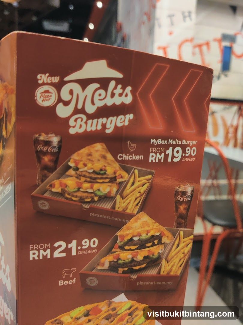 Pizza Hut Melts Burger Promotion