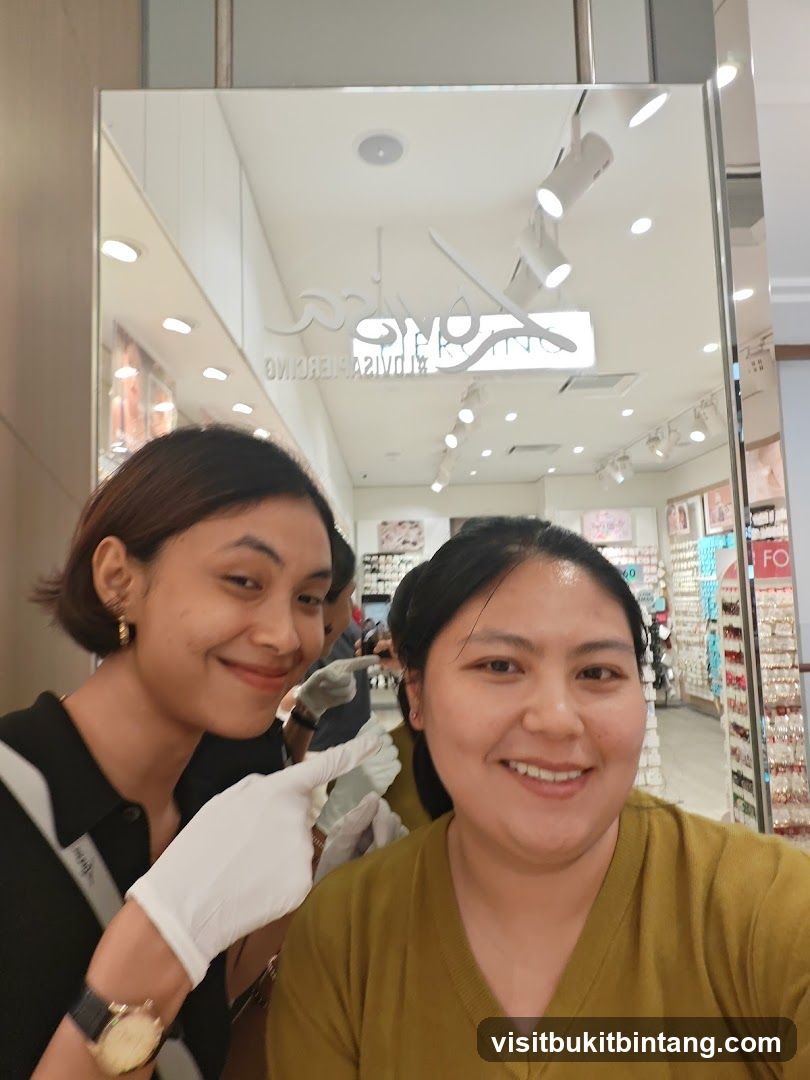 Two Women in a Piercing Shop