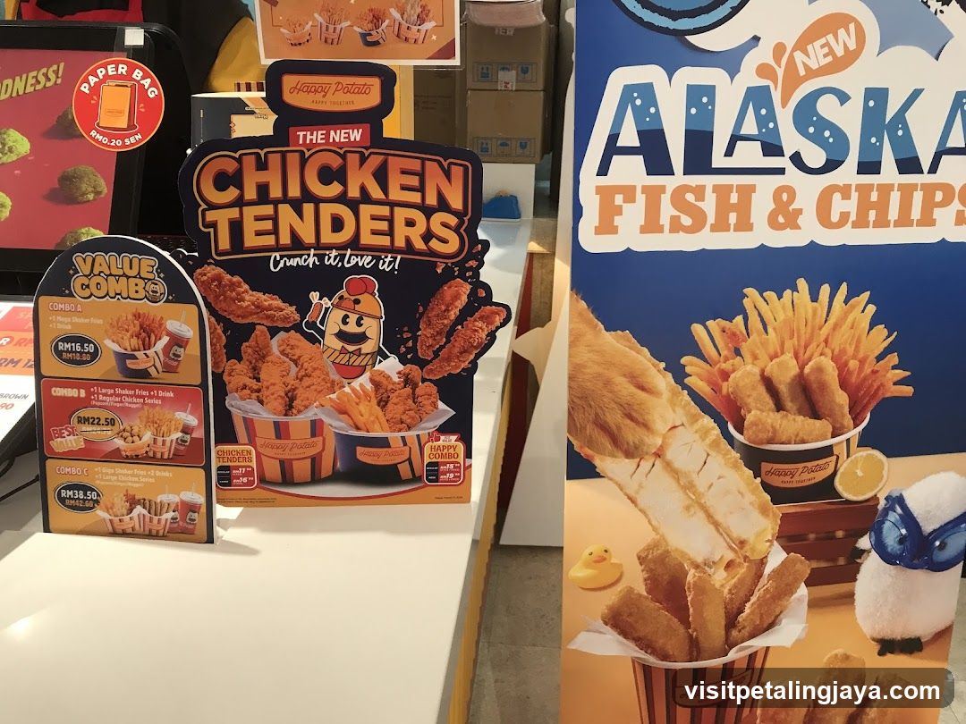 Happy Potato Food Display