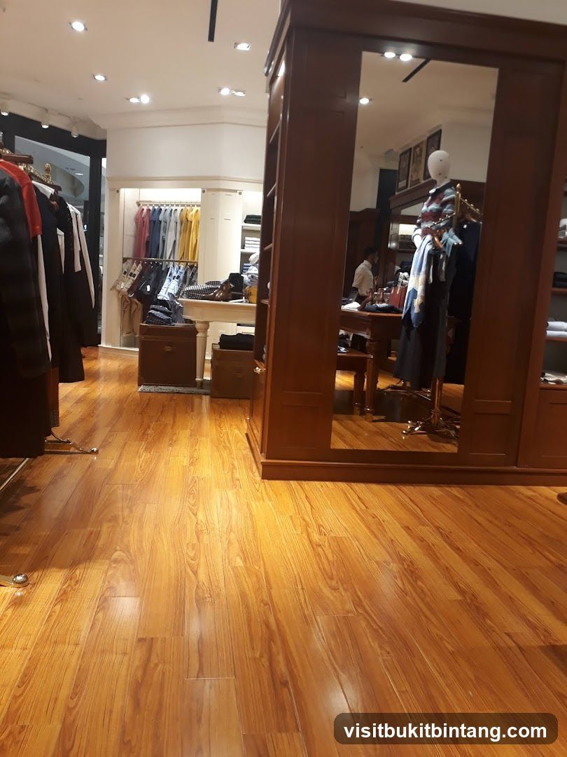 Clothing store interior