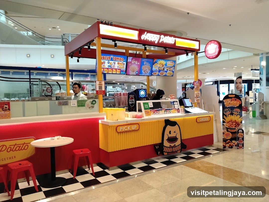 Happy Potato Kiosk in Mall